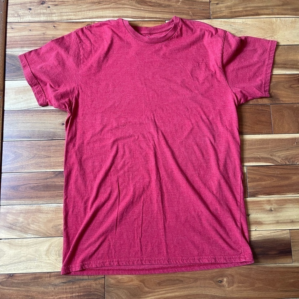 GAP UNISEX TEE Red cotton poly blend Sz XL